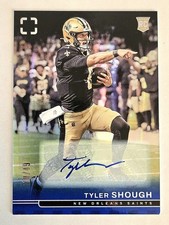 2025 Panini Photogenic - Rookies Tyler Shough #144 Blue /49 (RC) AUTO