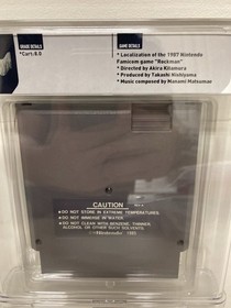 Mega Man 1 Error Game Rare NES Cart SOQ Offset Misprint Wata 8.0,Oval Seal,vga