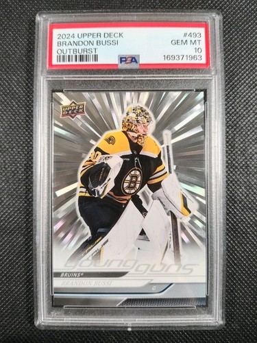 Brandon Bussi [Outburst Silver] #493 2024 Upper Deck card