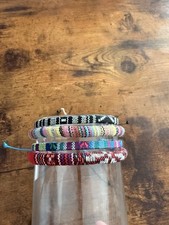 New Adjustable Woven Boho Surf Beach Bracelet Unisex -Friendship .X4 Bracelets