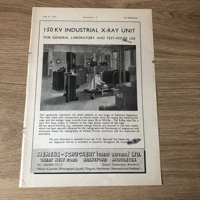 SAIR49 MAGAZINWERBUNG 11X8 150 KV INDUSTRIELLES RÖNTGENGERÄT