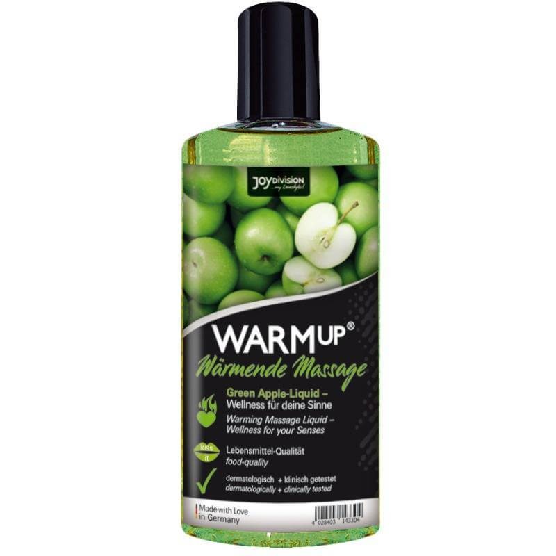 Migliora l'Intimità con Joydivision Warmup Green Apple 150ml Riscaldante