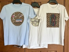   4 For 77   COACH Women T Shirt Multi Color SZ XS/S
