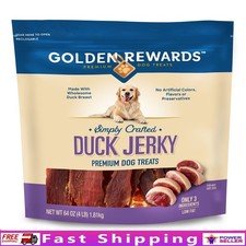 Duck Jerky Premium Dog Treats Grain Free Low Fat Healthy Snack All Dogs New