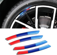 Car M 3 Color Wheel Rim Sticker Emblem Car Wheel Badge Protection Compatible Wi Car M 3 Color Wheel Rim Sticker Emblem Car Wheel Badge Protection Compatible Wi