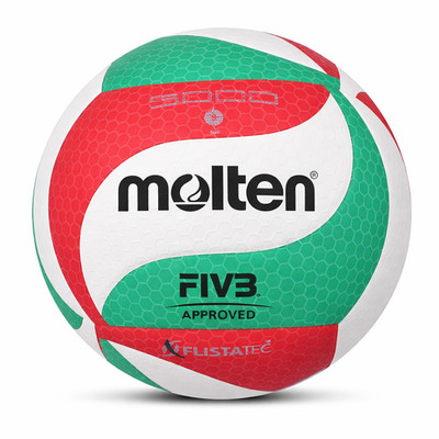 Molten V5M5000 Volleyball Size 5 Official Indoor Outdoor PU Leather Volley Ball