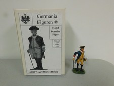  Elastolin 70mm 1/24 Germania Figuren Cat 66007 Artillery Officer circa 1750
