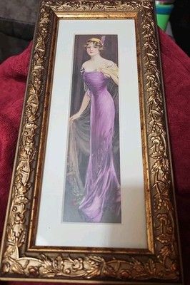 Penelope by Hamilton King Art Print Penelope in a Purple Gown 5.25'' x 11.75''