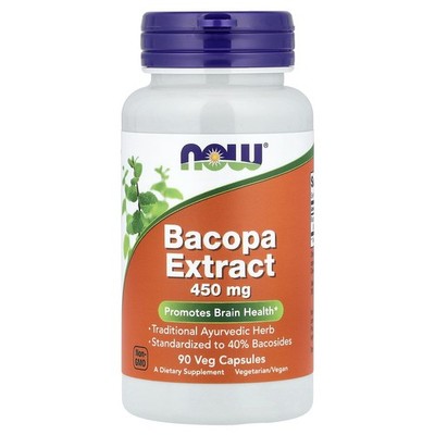 Bacopa Extract, 450 mg, 90 Veg Capsules