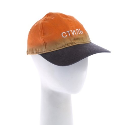 Cap Heron Preston Orange Blau One Size