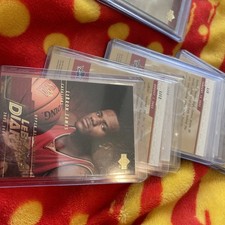 2003-04 UD LeBRON JAMES RC Year LeBron’s Diary Grade Ready Card Lot