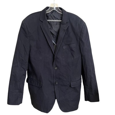 combatant gentlemen blazer jacket two buttons blue size 44 regular slim 
