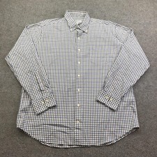 Peter Millar Shirt Mens XL Multicolor Check Long Sleeve Button Down Casual