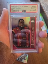 2023 Topps Finest Star Wars Greef Karga Red /5 Psa 10 Population 1