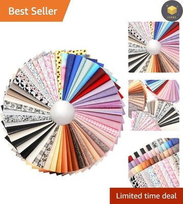 Mixed Styles Faux Leather Bundle, 30 Sheets of 8x6 Inch Textured Perfection