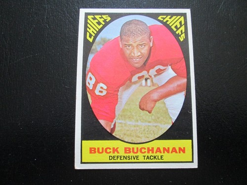 Buck Buchanan #71 1967 Topps Milton Bradley card