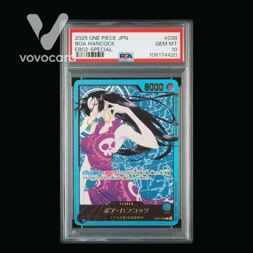 Boa Hancock One Piece 2025 EB02 Anime 25th Special Japanese OP07-038 PSA 10