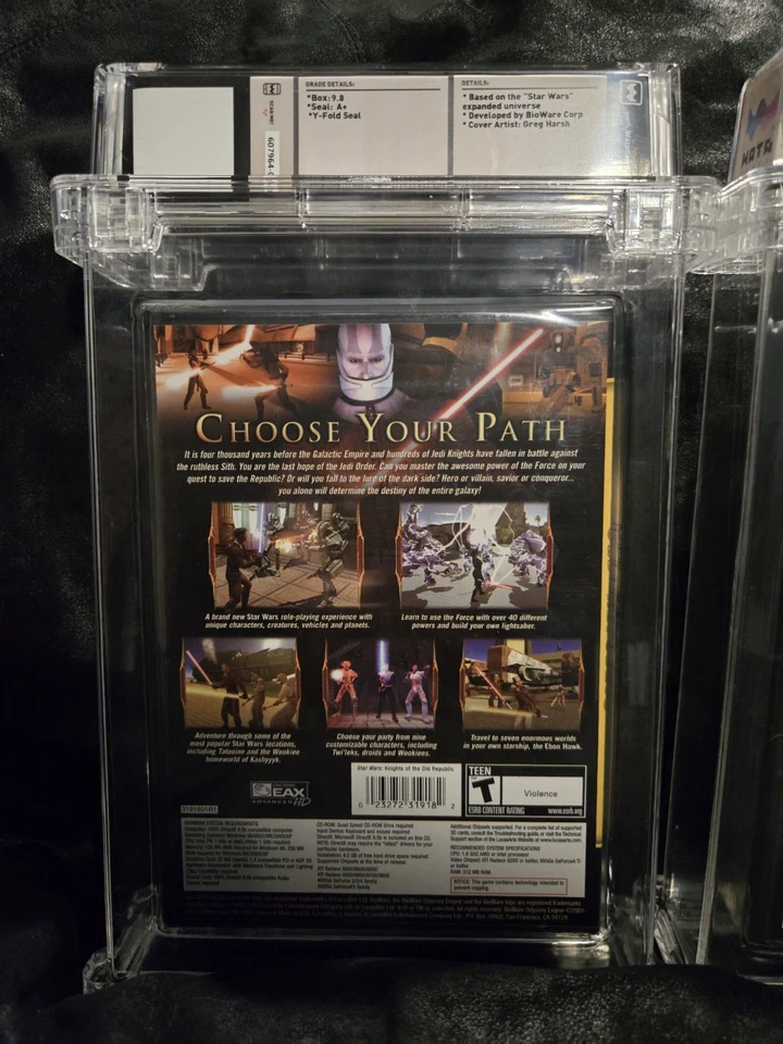 Kotor 1&2 Star Wars: Knights of the Old Republic Graded 9.8 Sealed New - Image 3 of 4
