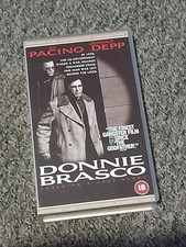 Vintage Vhs Video Tape 1990s Donnie Brasco Al Pacino Johnny Depp