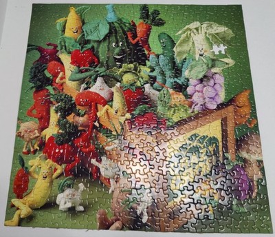 Springbok Vintage 1986 Crazy Crop Puzzle -1 piece Original bag and