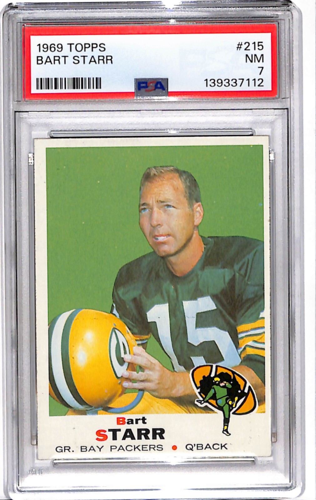1969 Topps - Bart Starr #215 PSA 7