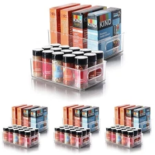 STORAGEBUD Pantry Organization - Refrigerator & Freezer Bins - Stackable Clea...