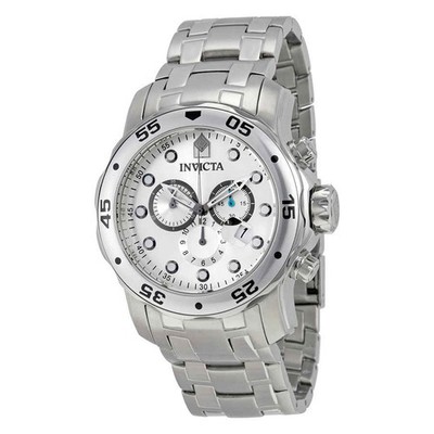Invicta 0071 Pro Diver Silver Dial 49 mm Men's Watch New