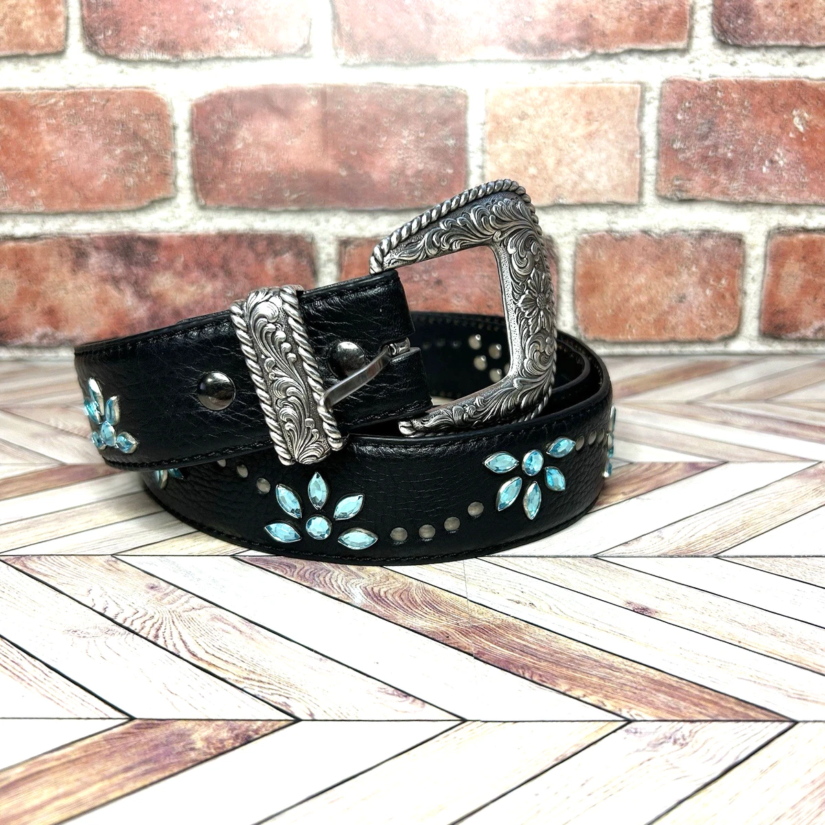 Ariat Leather Black Belts for Women for sale | eBay display picture 3