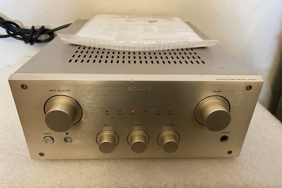 Sony TA-F3000 Integrated Amplifier Transistor Japan w/ Tek Sony TA-F3000 Integrated Amplifier Transistor Japan w/ Tek