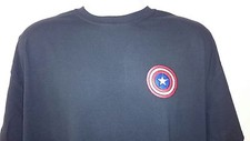 Image of SUPERHERO THE AVENGERS CAPTAIN AMERICA SHIELD T-SHIRT