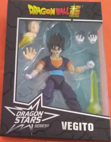 Figura de acción Dragon Ball Super Stars serie 8 Vegito en paquete Bandai SS Broly BAF