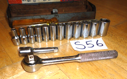 KLEIN TOOLS 16 PIECE 1/4 DRIVE GENERAL SERVICE SET 7 IN CASE 65001 VINTAGE 60'S - Bild 4 von 15