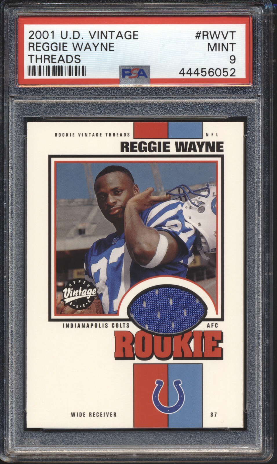 Reggie Wayne Upper Deck Vintage Threads #RWVT Base