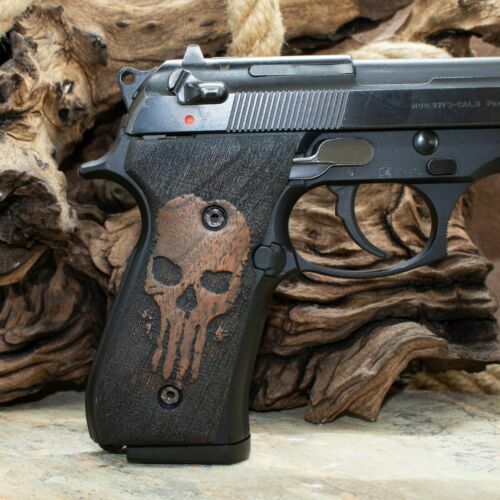 Beretta 92FS Turkish Walnut Handgun Grips Pistolengriffe Handcrafted New Good