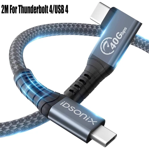 USB C auf USB C Ladekabel 0.3/0.8/1/2m 40Gbps USB 4 PD 100W For Thunderbolt 4 - Bild 23 von 32