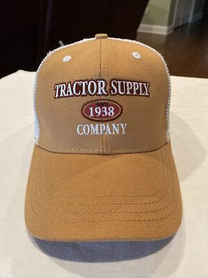 Tractor Supply Co. Mesh Trucker Hat Baseball Cap Adjustable Buckle Back