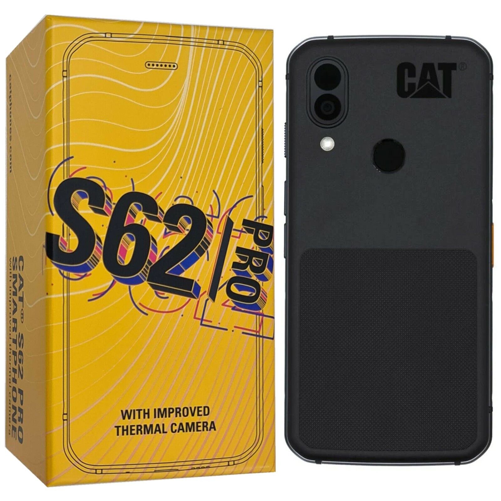 BNIB Caterpillar CAT S62 Pro Dual-SIM 128GB Black Factory Unlocked Rugged  4G GSM