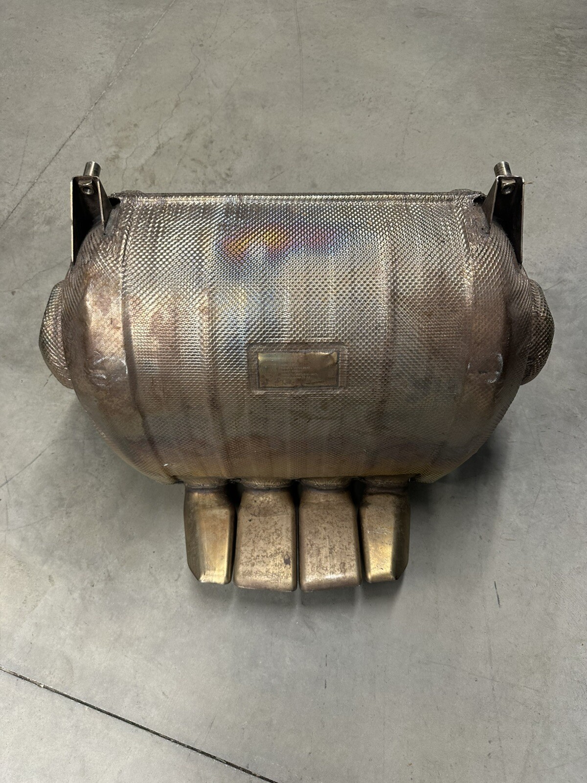 GENUINE OEM LAMBORGHINI AVENTADOR MUFFLER / AXLE BACK - MPN 470251051F