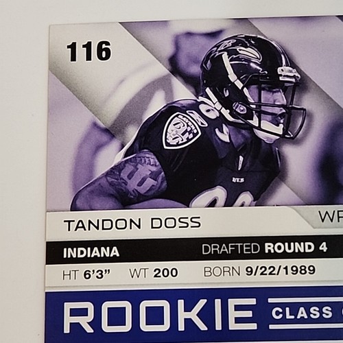 2011 Panini Absolute Memorabilia Spectrum Gold 281/299 Tandon Doss Rookie Auto - Picture 8 of 12
