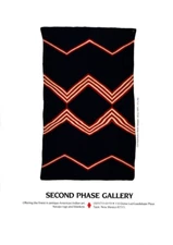 1993 AMERICAN INDIAN MOKI SERAPE PRINT AD, GERMANTOWN, SECOND PHASE PRINT AD