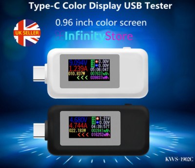 Typ-C USB Tester Voltmeter Strommesser Ladung Amperemeter Spannungsprüfer Leistung
