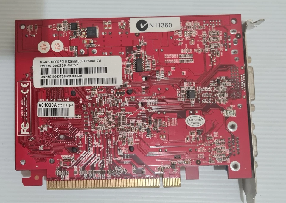 Nvidia GeForce 7100GS 128MB DDR3 Retro GPU - Image 3 of 4