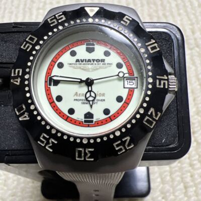 Aviator Analog Quartz Men Aerojunior 10Bar Vx-32 Vintage 230925310 