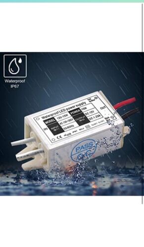 12V Power Supply LED Driver, Lustaled 15W DC Transformer Waterproof IP67 4pack - Picture 4 of 11