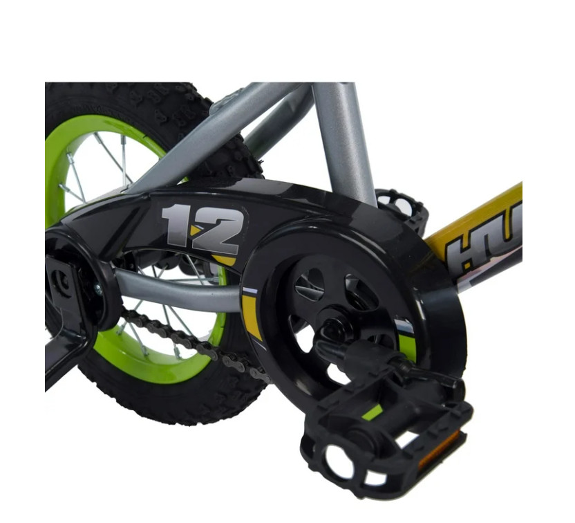 Huffy 12 in. Rock It Kids Bike, for Boys Ages 3 and up Years, Child, Grey Matte
