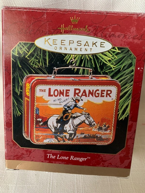 1997 Hallmark Keepsake The Lone Ranger Lunchbox  Ornament/NEED SURGERY$$