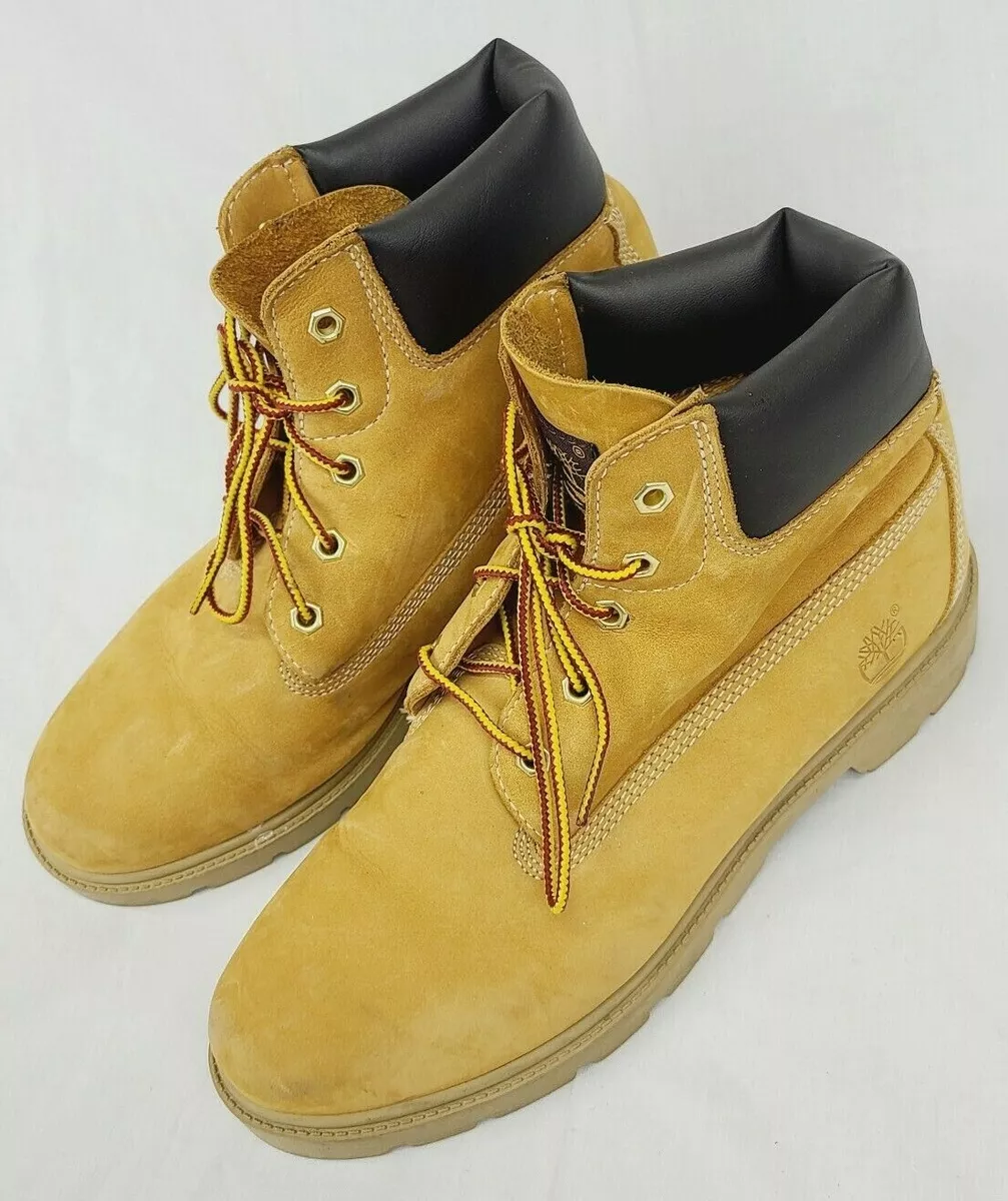 Boys Timberland Big Kid 10960 6 Inch Classic Boots Size 6 Tan Leather