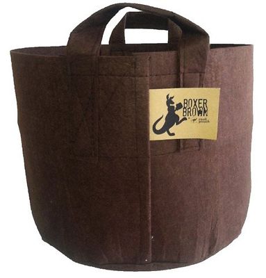 Boxer Brown 00781 Root Pouch Grow Bag, 15 Gallon with Handles, FS