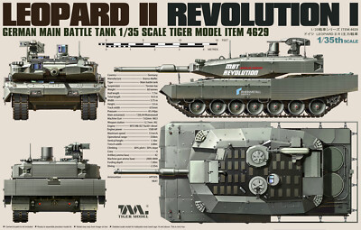 Tiger Model 4629 1/35 German MBT Leopard II Revolution-I