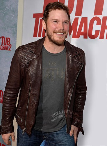 Chris Pratt Real Leather Jacket 